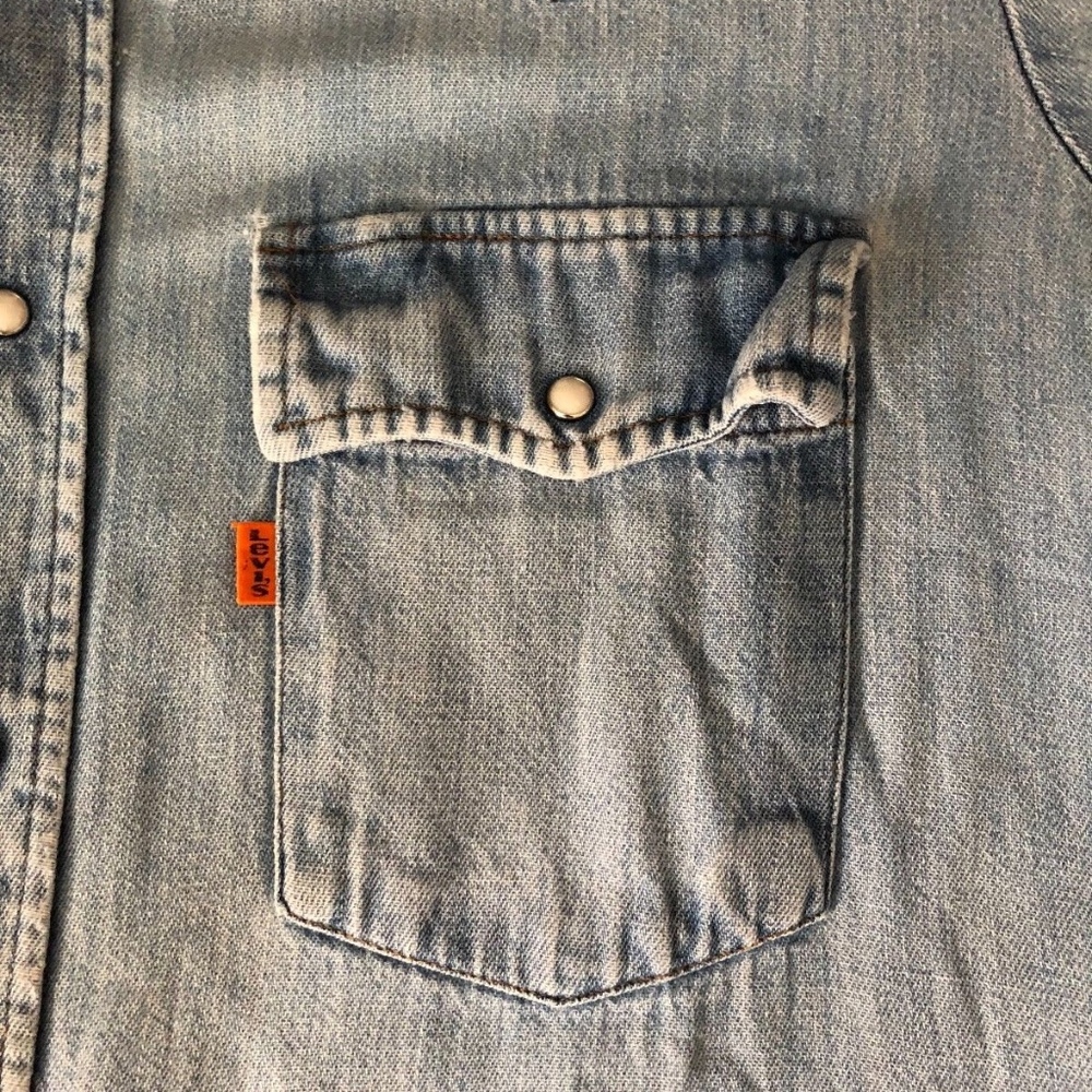 Vintage Levis Orange Tag western s/s shirt